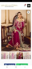 Baroque 3pc Suit Khaadi Ethinic Maria B Sana Safinaz Almirah Eid luxury j.indian