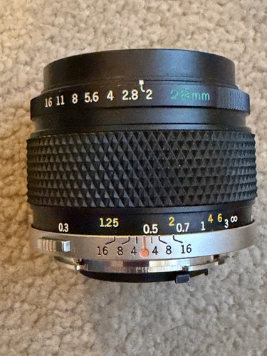 Olympus zuiko 28mm - 28mm, fast