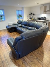 Leather Recliner Sofa