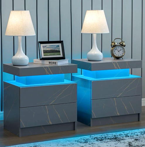 Set grey gold marble - set,