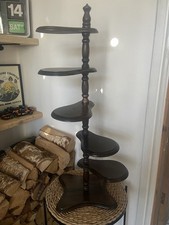 Vintage Adjustable Wood 5 Tier