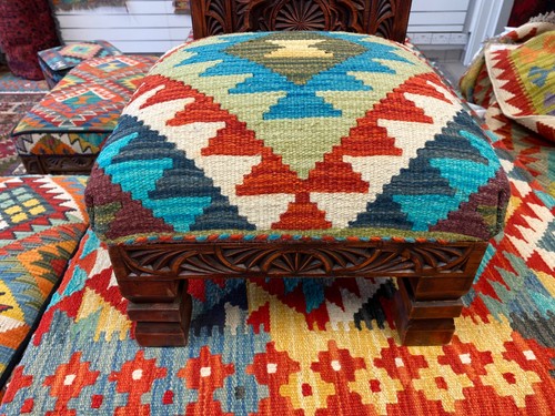 Afghan mazar kilim - kilim, wool