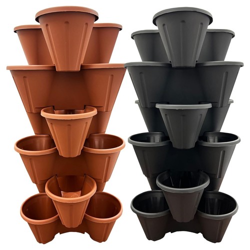 Strawberry planters tri pot - strawberry, tri-pot