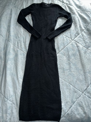 Karen millen black bodycon - black,