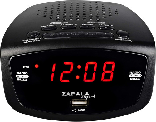 Wake alarm clock with radio - wake-up,