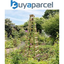 Zest Snowdon Obelisk Wooden Garden Plant Support Rose Flower Climber