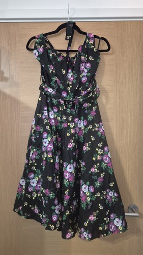Hell bunny black halterneck - bunny,