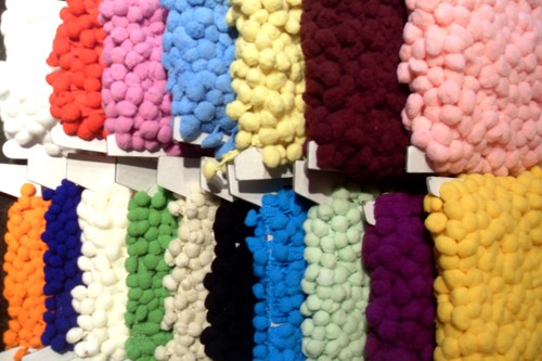 Pom bobble trim fringe - bobble,