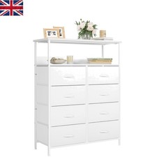 Elegant drawer white dresser - 8-drawer,