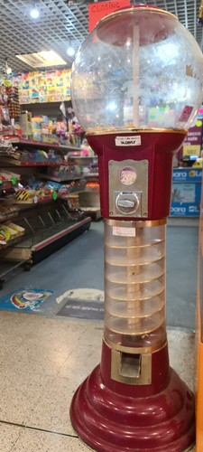 Red floor standing bulk - floor,