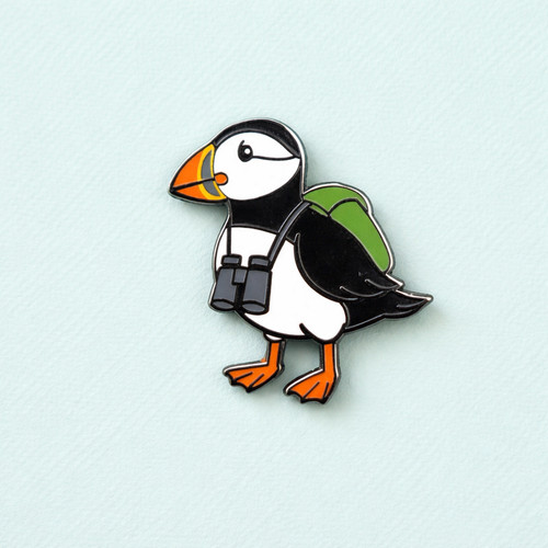 Puffin enamel pin badge bird - puffin,