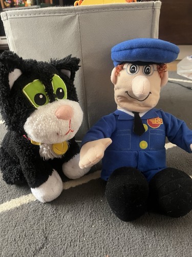 Vintage postman pat and jess - pat,
