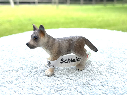 Toy wolf cub - toy,