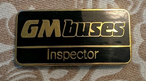Buses inspector badge - gm,