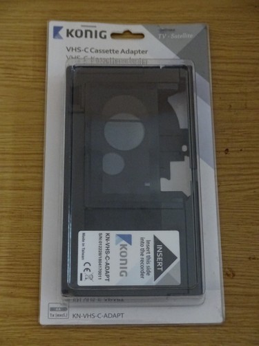 Konig vhs cassette - konig, adapter
