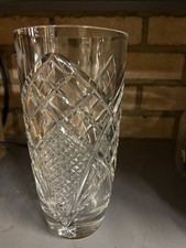 Edinburgh Crystal Invergarry 9” Barrel Vase