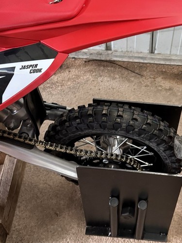 Motocross bike high - high, security