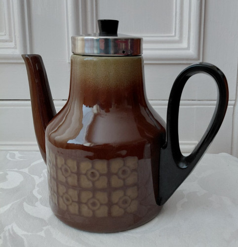 Vintage 1970s enamel coffee - 1970s,