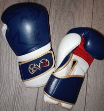 rival boxing gloves 14oz blue