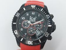 Ice Watch Ice Black Sili Red Chronograph Men's Watch CH.BR.B.S.10