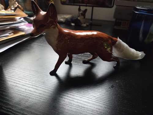 Beswick fox porcelain stalking - beswick,