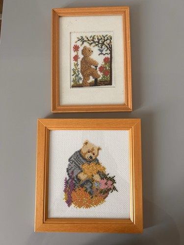 Teddy bear cross stitch - 2,