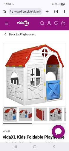 Folding play house den - folding, up