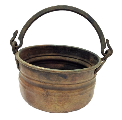 Antique old copper metal iron - antique,