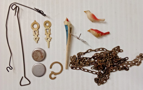 Cuckoo wall clock - birds, hands