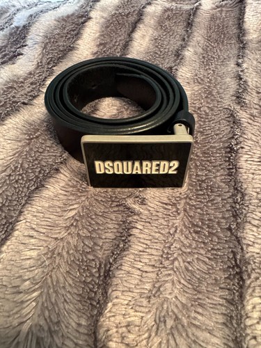 Dsquared men black - logo, belt