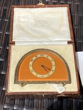 1930s Orange Curved 8 Day