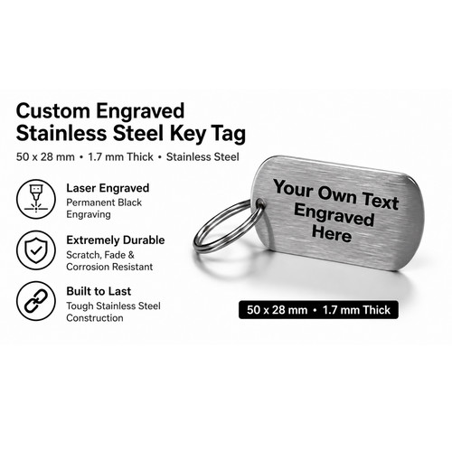 Personalised keyrings both - personalised,