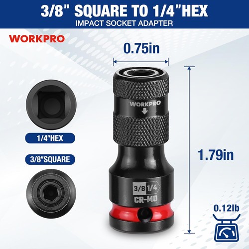 Workpro square 1 4 - to, 1/4"