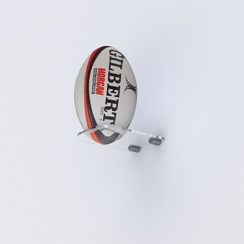 Acrylic rugby display stand - rugby,