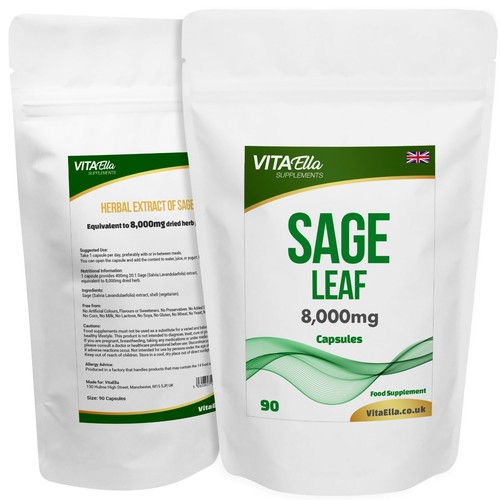 Sage leaf 000mg - sage, |