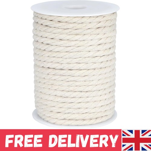 6mm cotton macrame cord 30m - cord,,