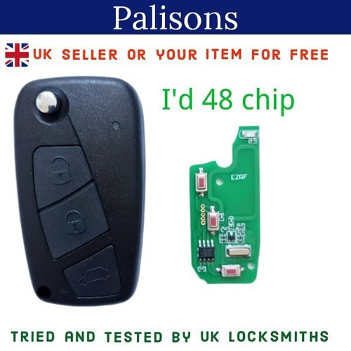 Remote key fob for fiat - key,