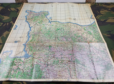 WW2 BATTLE OF NORMANDY TANK MAP (Part of an "OPERATION OVERLORD CAMPAIGN SET").