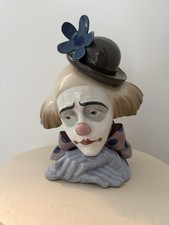 LLADRO “PENSIVE CLOWN HEAD