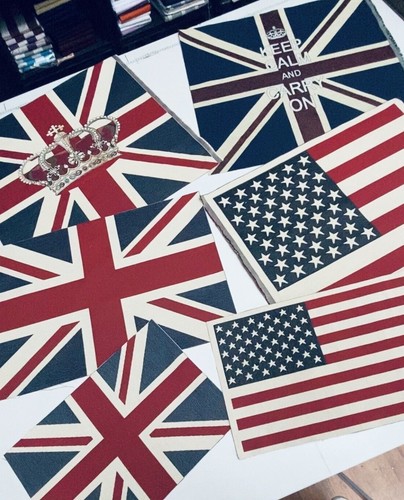 Usa banner retro - usa, crown