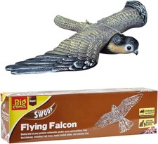 21" Flying Falcon Decoy Plastic Realistic False Fake Bird Prey Deterrent Scarer