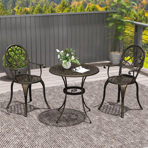 3pcs garden aluminium table - garden,