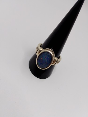 925 sterling silver ring opal - sterling,