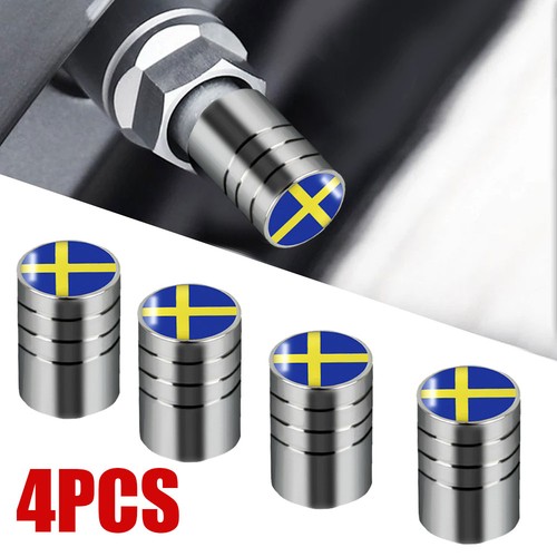 4pcs sweden flag emblem - emblem, wheel