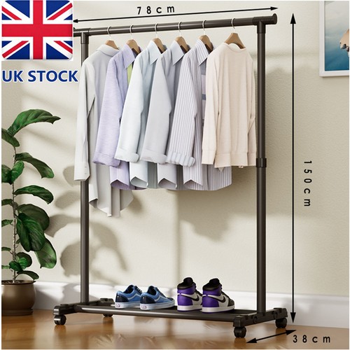 Metal clothes rail - rail, garment