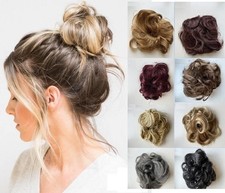Curly Messy Bun Hair Piece