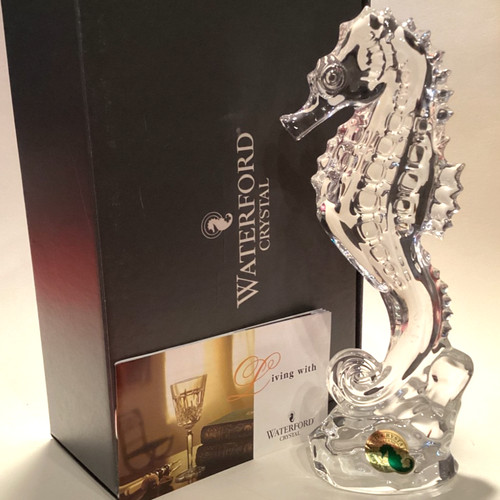 Waterford crystal seahorse - crystal,