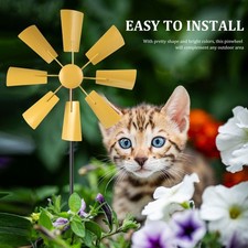  Windmill Garden Stake Windmills Decoration Yard Colorful Pinwheel