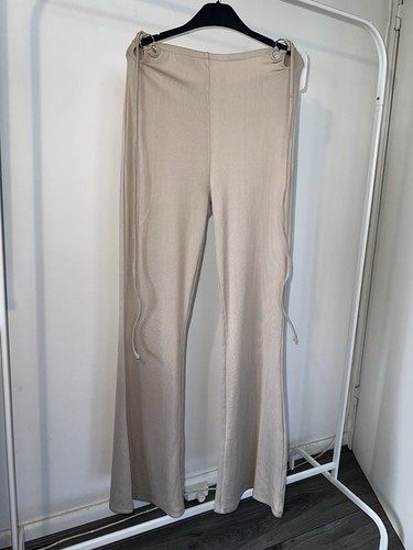 Bershka ribbed trousers uk - ribbed,