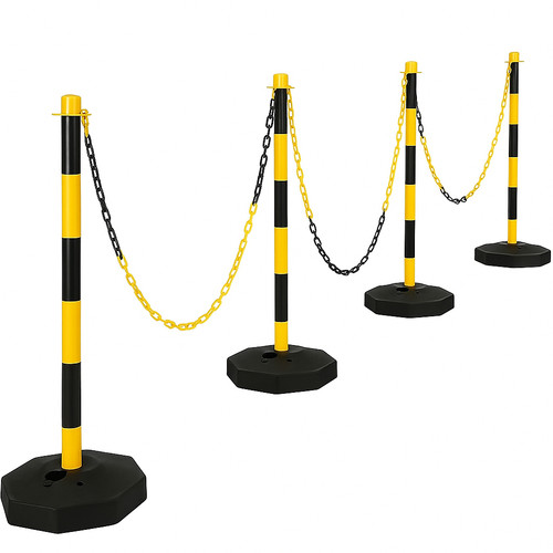 Yellow black plastic - yellow, &